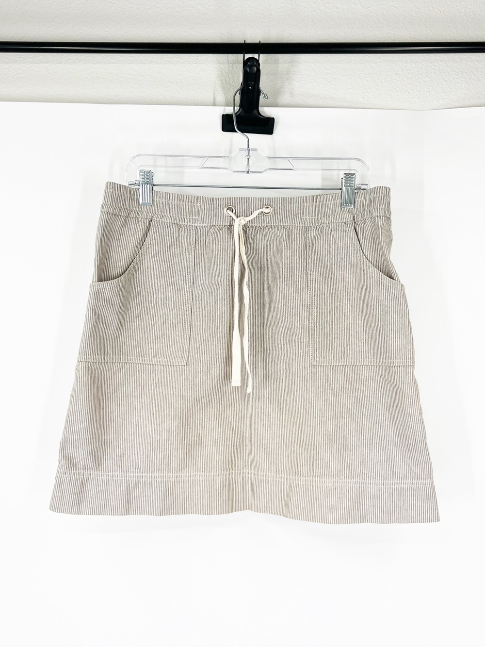 Sundance Striped Drawstring Skirt